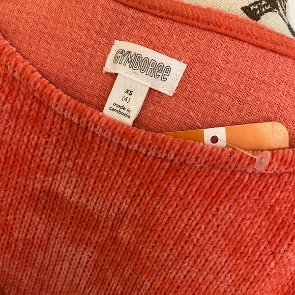Gymboree salmon colored sweater size XS/4 NWT - Picture 4 of 9